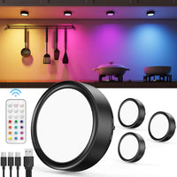 rechargeable puck lights with remote LED indoor light