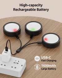 rechargeable puck lights with remote LED indoor light