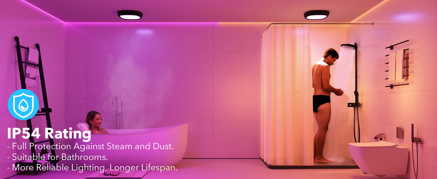 waterproof lights for inside shower light