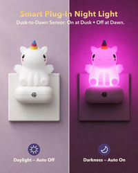 Educational Toys Birthday Gifts for 1 2 3 4 5 6 Year Old Girls Boys | 3-in-1 Learning Cute Night Light Plug into Wall, Silicone Squishy Unicorn Capybara Dog, Kids Bedroom Bathroom Pink Room Decor