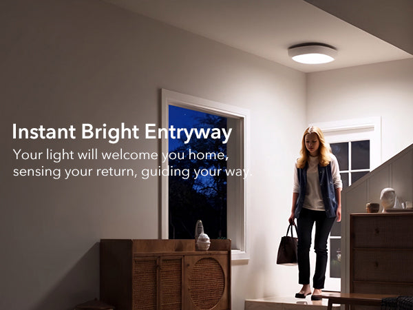 hallway entryway ceiling light motion sensor