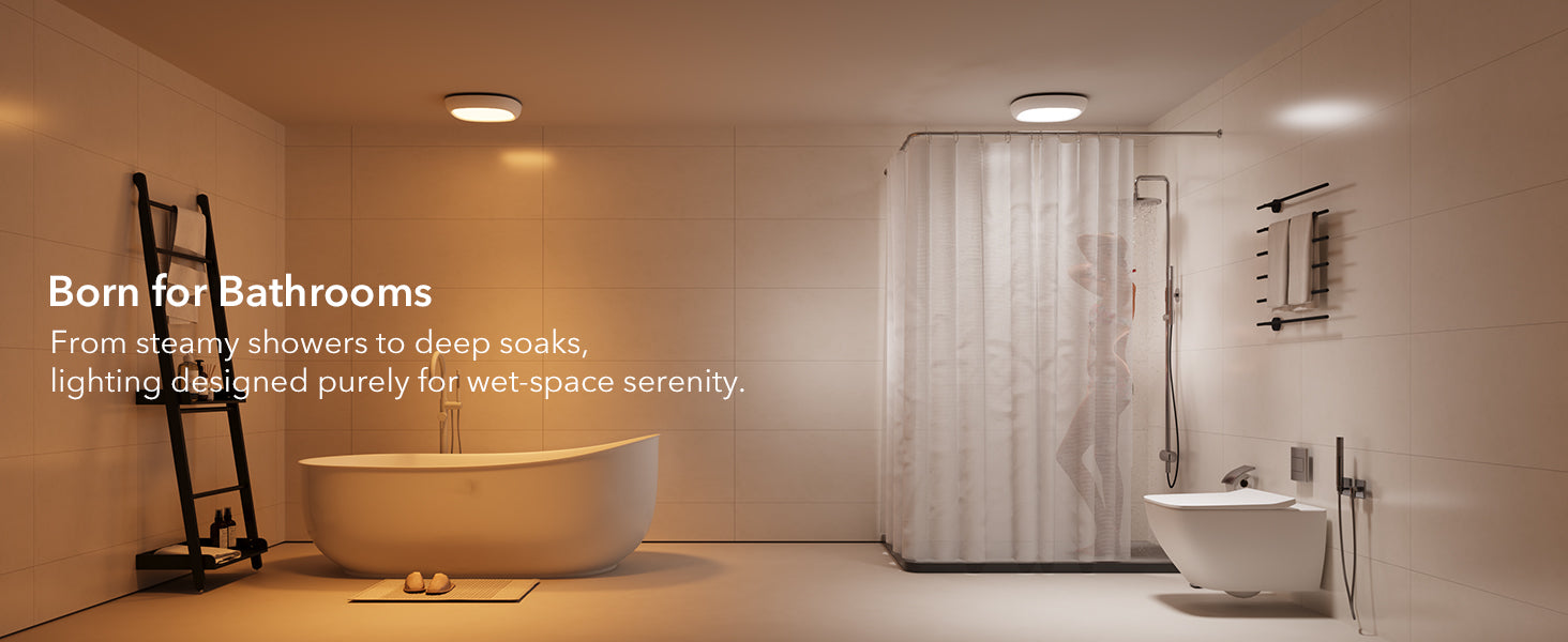 waterproof shower light
