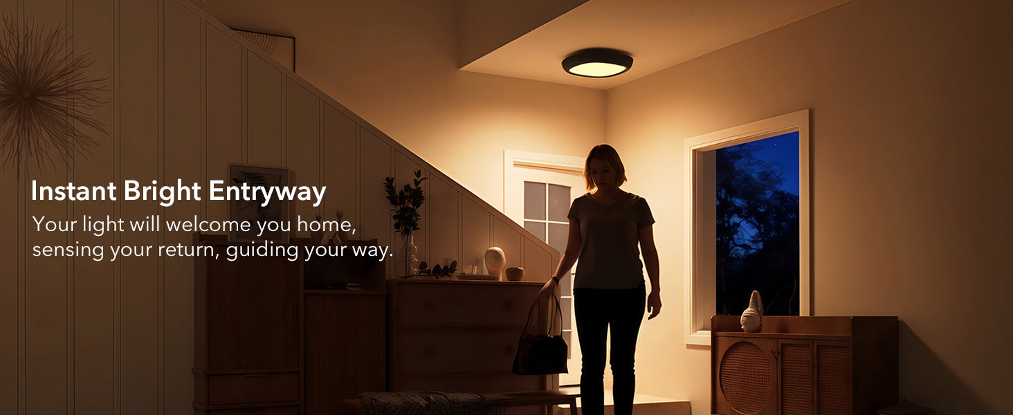 wireless ceiling light for hallway