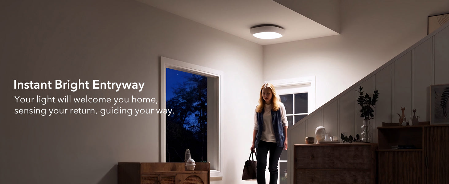 hallway entryway ceiling light motion sensor