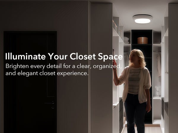 rechargeable ceiling light for closet