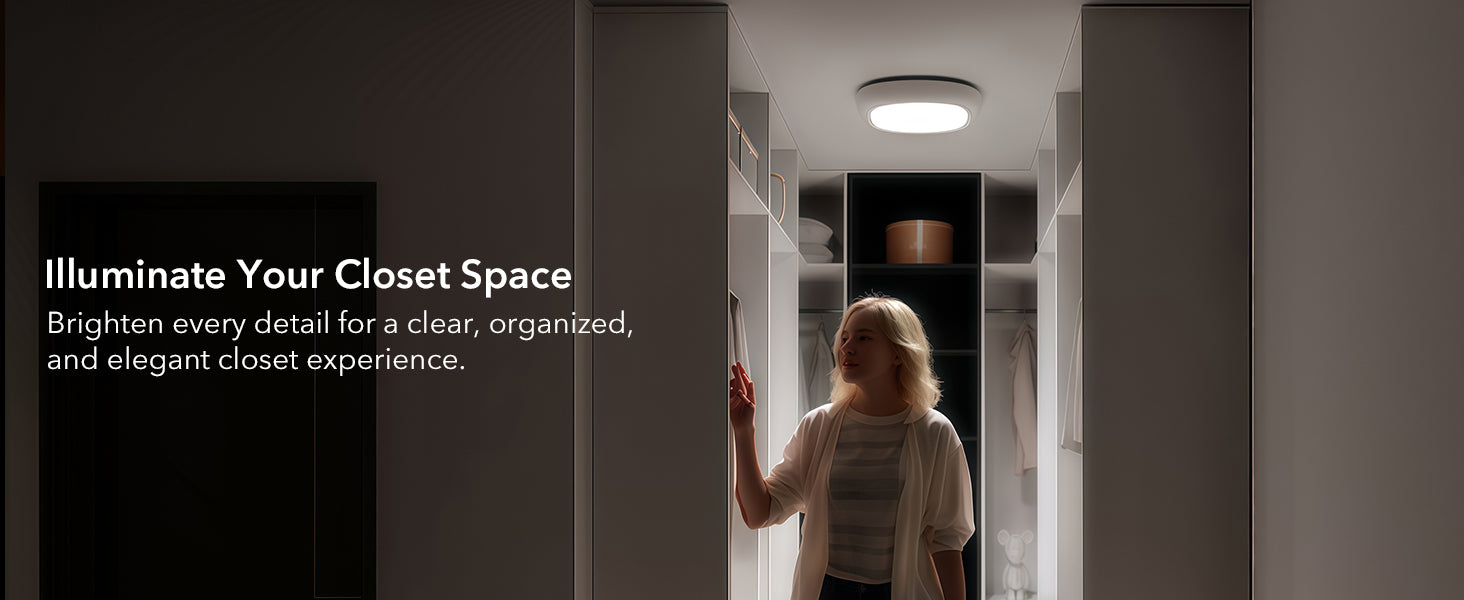 rechargeable ceiling light for closet