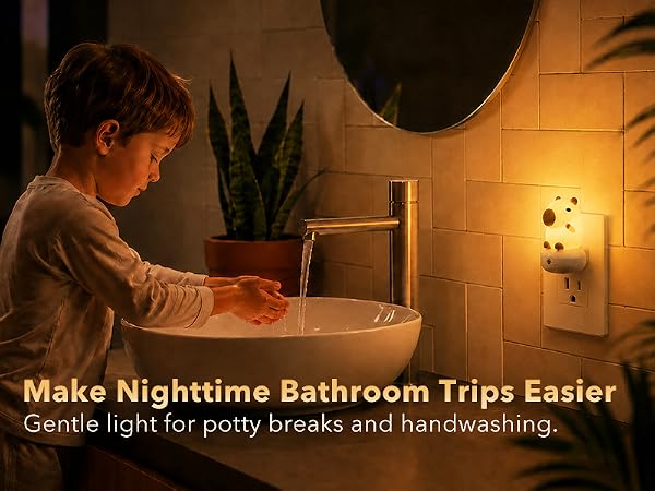 capybara night light emits a soft glow for washing hands
