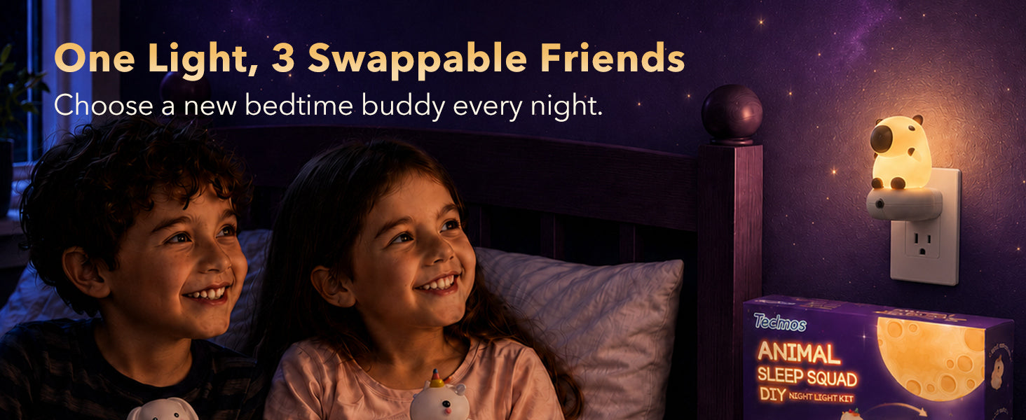 Educational Animal Sleep Squad DIY Night Light