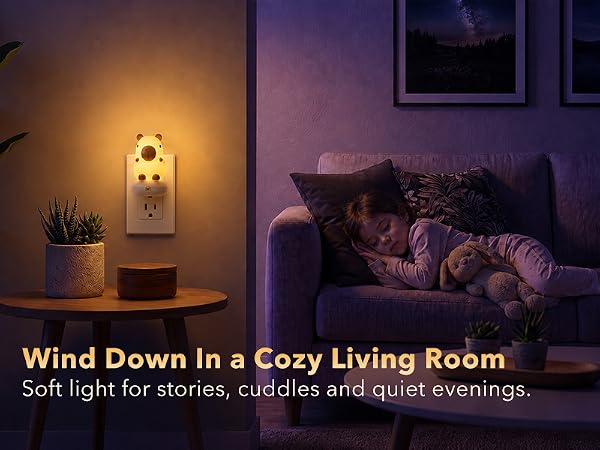 unique night lights plug into wall cute